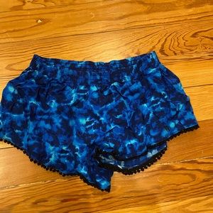 Tie dye shorts